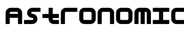 Astronomic Mono font preview